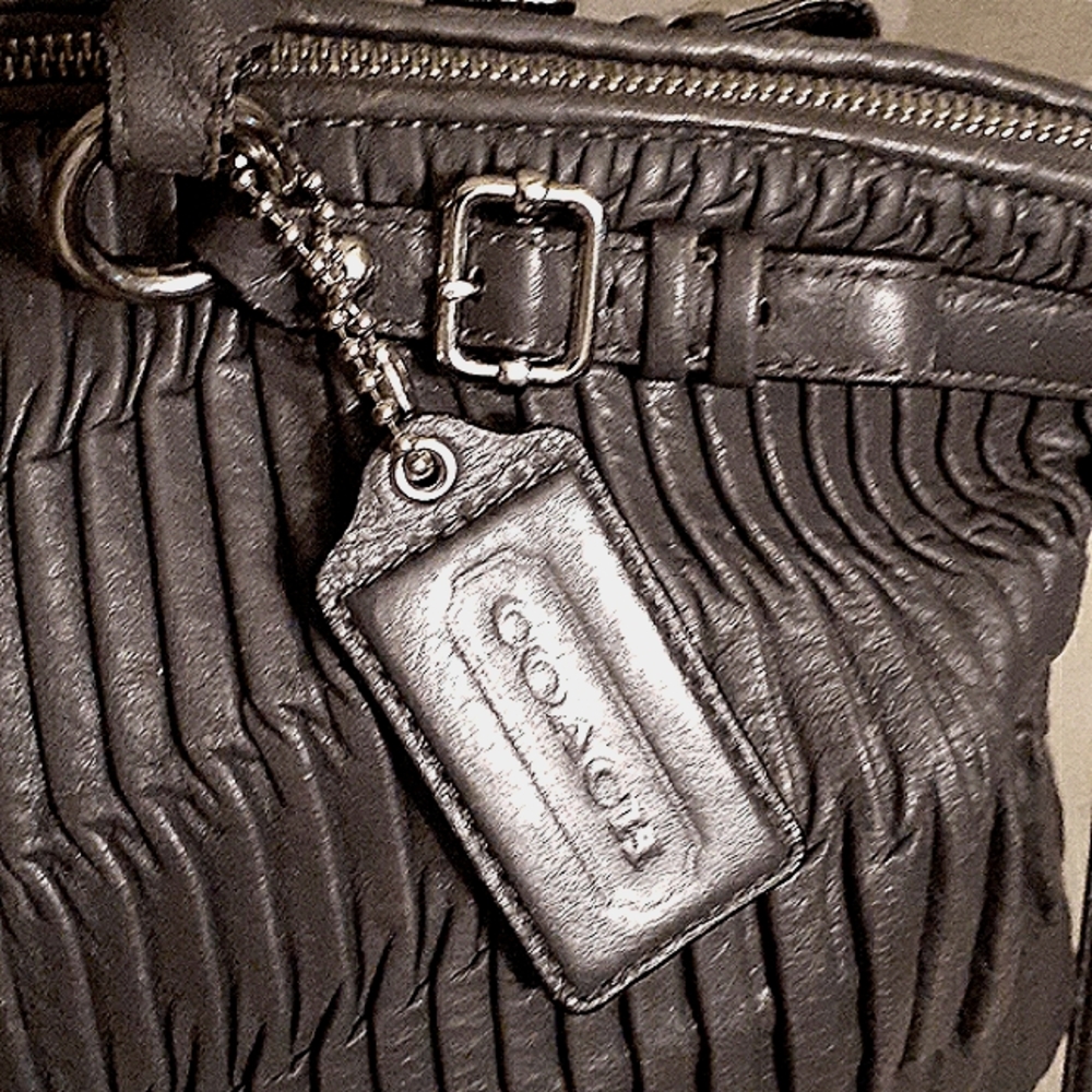 Coach Sophia Madison Pleated Satchel Limited Edition - Picture 7 of 10